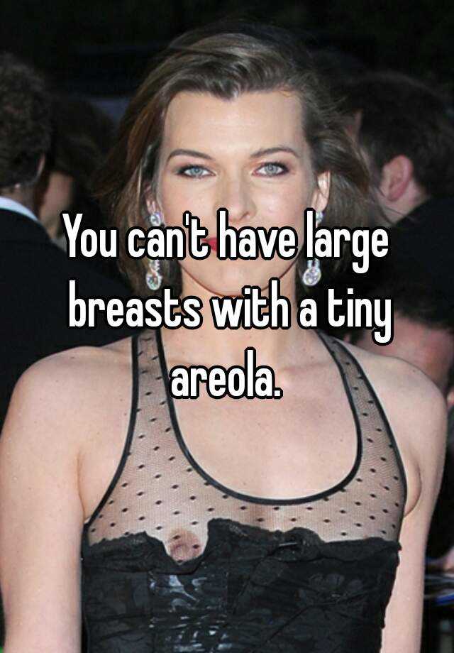 Women With Large Areola